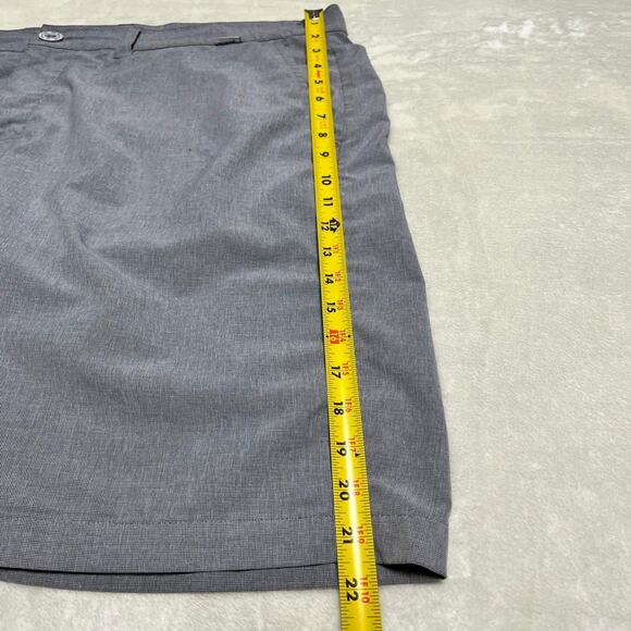 Travis Mathew Performance Golf Shorts Men's 36 Gray Lightweight Wicking Chino - Picture 5 of 8